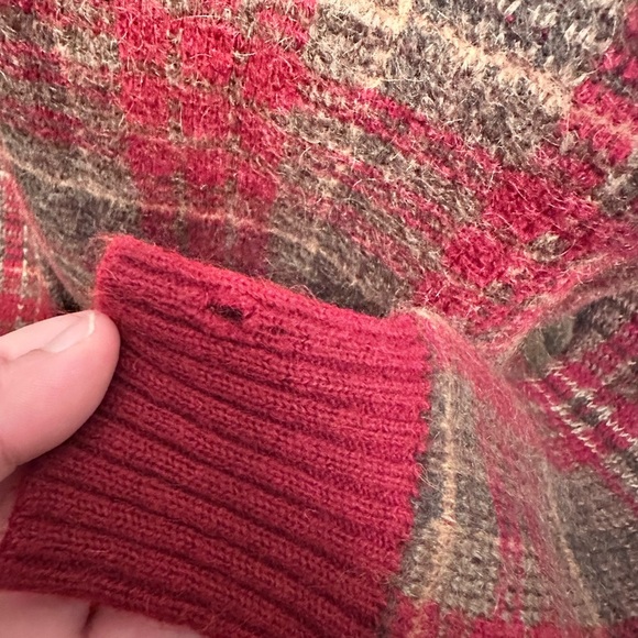 Denim Supply Ralph Lauren Vintage  Shetland Wool Knit Sweater Women’s Size M - Picture 7 of 7